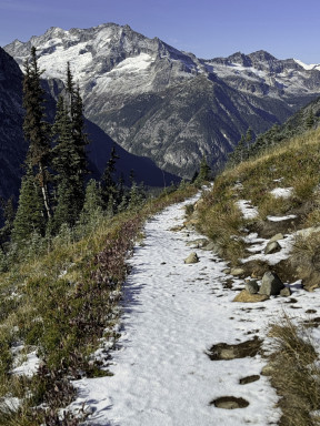 Snow at Easy Pass by Gerald Smith. Winter is coming!